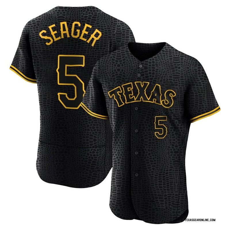 Texas Rangers Corey Seager Black Golden Replica Youth Alternate