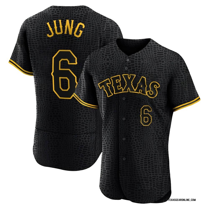 Texas Rangers Josh Jung Gray Authentic Men's Road Player Jersey